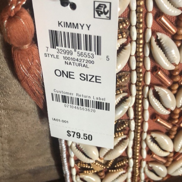 Kimmy brand; natural color brand new, never used handbag. - Picture 3 of 3